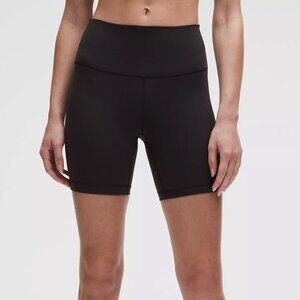 Lululemon Wunder Train High-Rise Biker Shorts 6" - Size 4